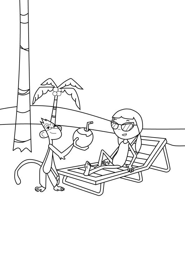 Desenho de peixonauta para colorir - peixonauta