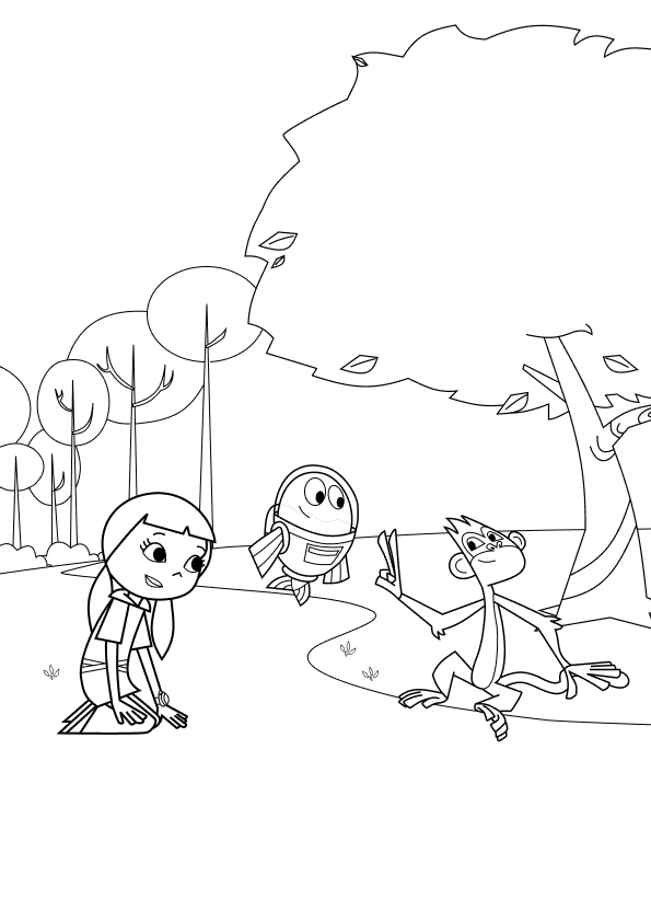 Desenho de peixonauta para colorir - peixonauta
