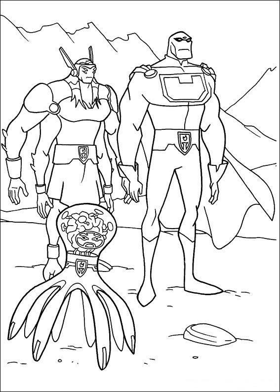 Desenho de ben 10 para colorir - ben 10