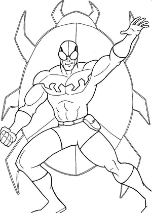 Desenho de besouro azul para colorir - besouro azul Desenho de besouro azul - besouro azul para colorir e imprimir grátis. Atividade infantil