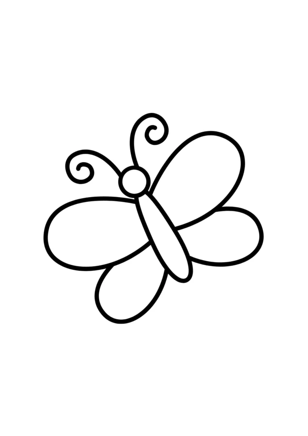 Desenho de borboletas para colorir - borboletas Desenho de borboletas - borboletas para colorir e imprimir grátis. Atividade infantil