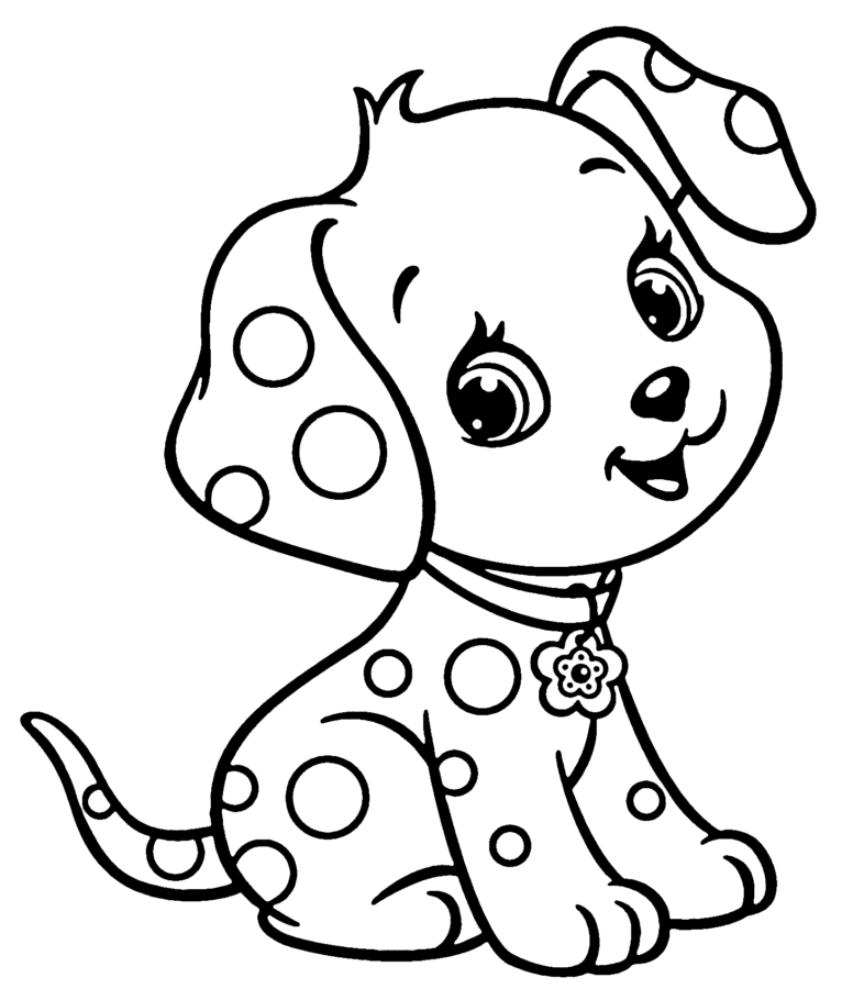 Desenho de cachorros para colorir - cachorros