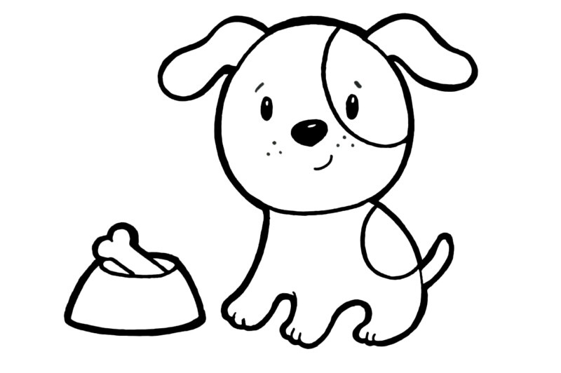 Desenho de cachorros para colorir - cachorros Desenho de cachorros - cachorros para colorir e imprimir grátis. Atividade infantil