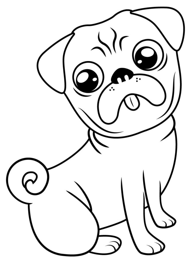 Desenho de cachorros para colorir - cachorros Desenho de cachorros - cachorros para colorir e imprimir grátis. Atividade infantil