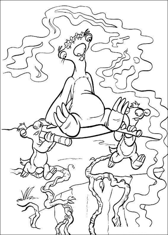 Desenho de era do gelo para colorir - era do gelo
