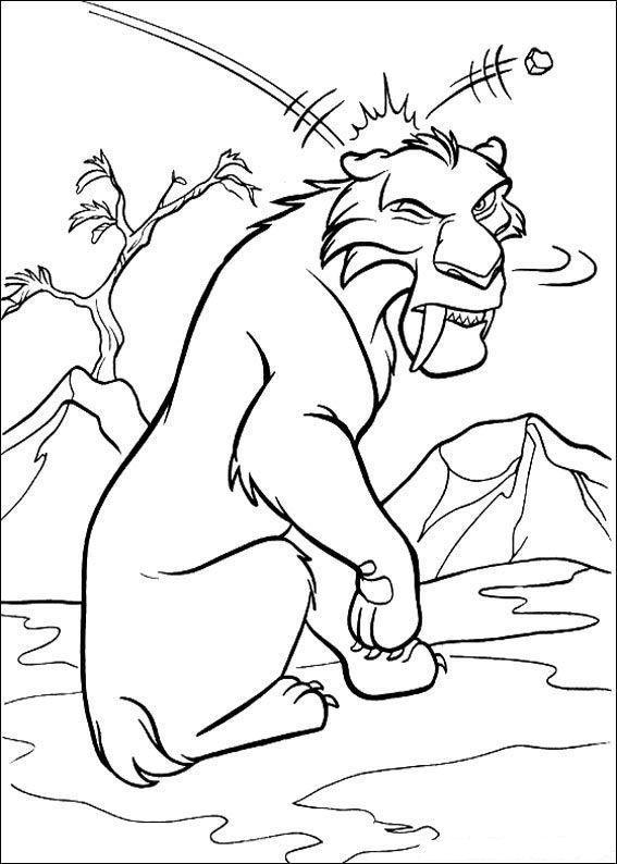 Desenho de era do gelo para colorir - era do gelo Desenho de era do gelo - era do gelo para colorir e imprimir grátis. Atividade infantil