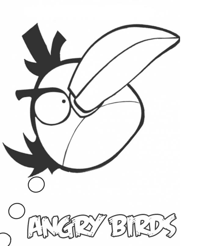 Desenho de angry birds para colorir - angry birds Desenho de angry birds - angry birds para colorir e imprimir grátis. Atividade infantil