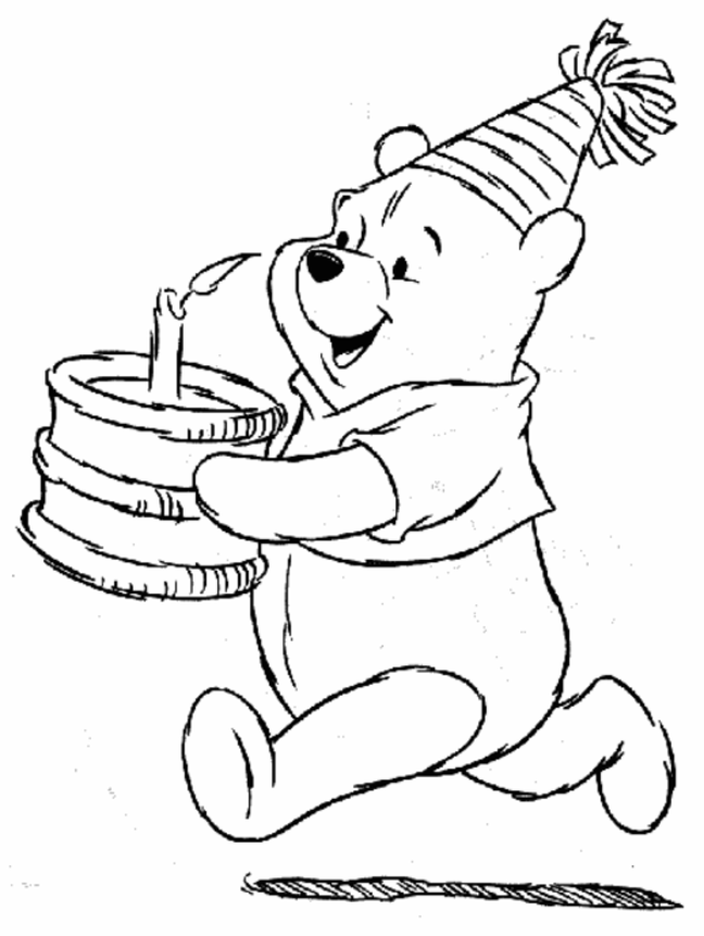 Desenho de aniversário para colorir - aniversário Desenho de aniversário - aniversário para colorir e imprimir grátis. Atividade infantil