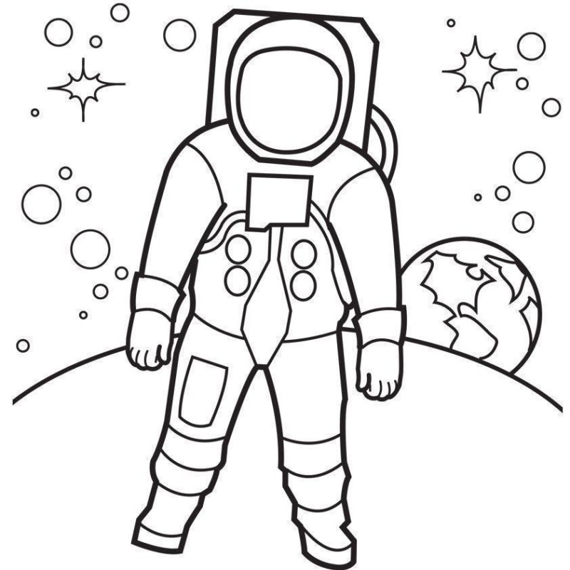 Desenho de astronautas para colorir - astronautas Desenho de astronautas - astronautas para colorir e imprimir grátis. Atividade infantil