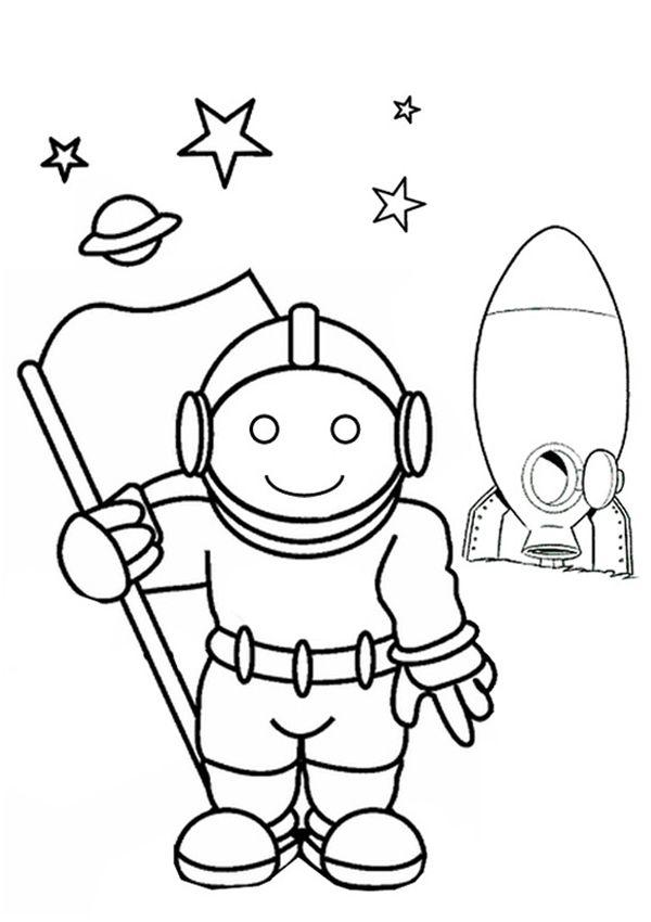 Desenho de astronautas para colorir - astronautas Desenho de astronautas - astronautas para colorir e imprimir grátis. Atividade infantil