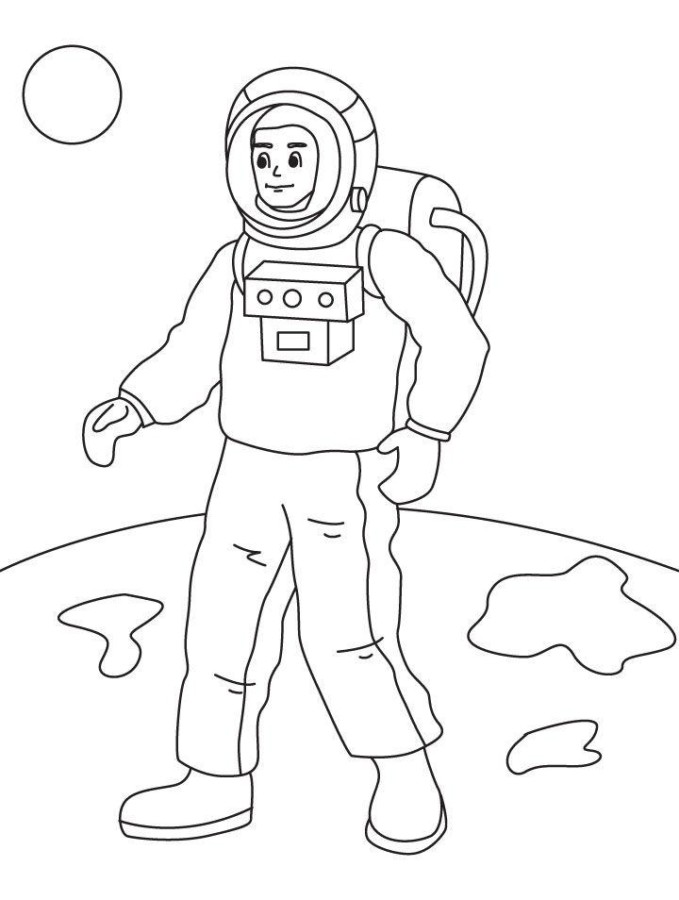 Desenho de astronautas para colorir - astronautas Desenho de astronautas - astronautas para colorir e imprimir grátis. Atividade infantil
