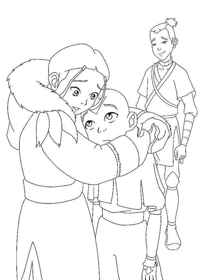 Desenho de avatar para colorir - avatar