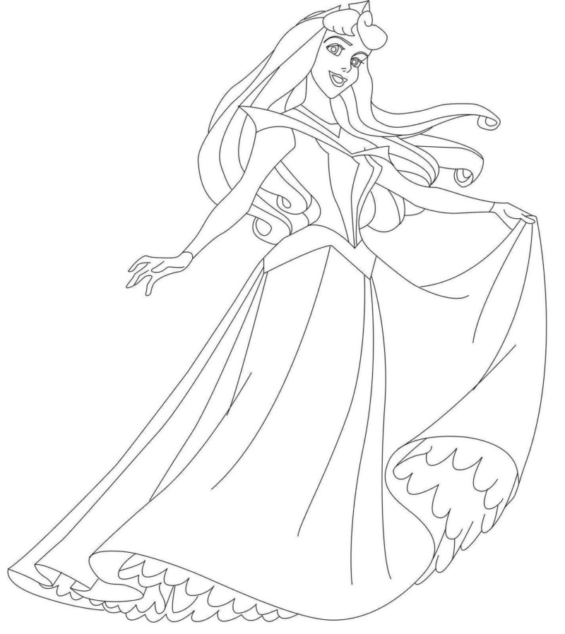 Desenho de princesas para colorir - princesas