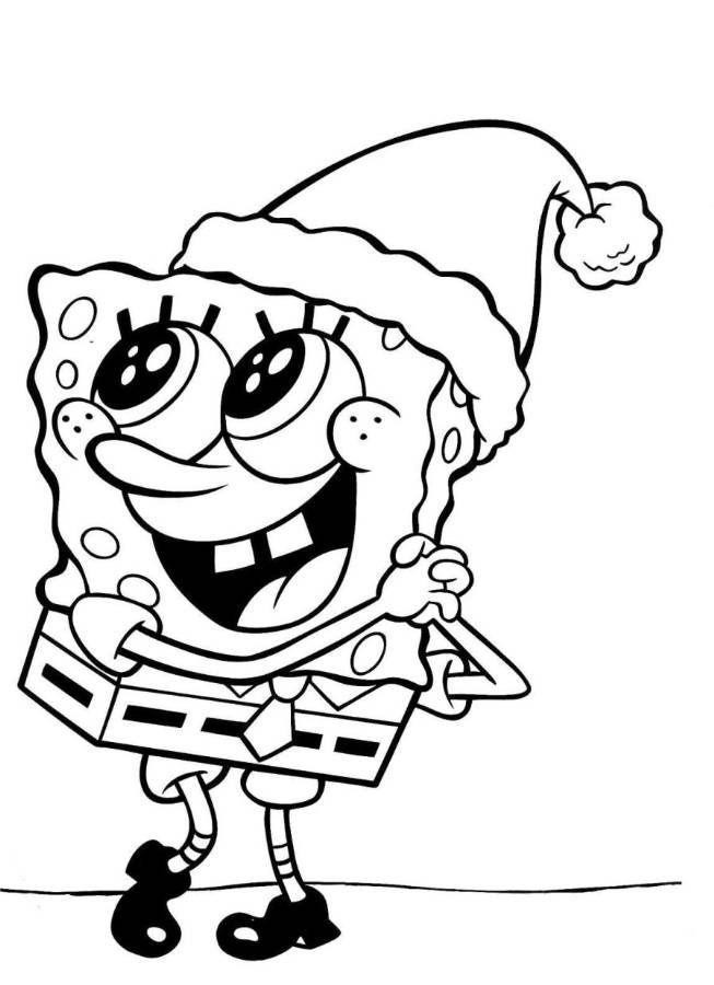 Desenho de bob esponja para colorir - bob esponja