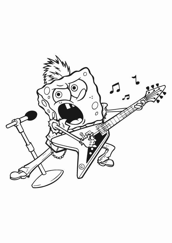 Desenho de bob esponja para colorir - bob esponja Desenho de bob esponja - bob esponja para colorir e imprimir grátis. Atividade infantil