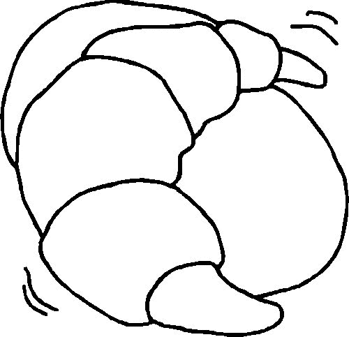 Desenho de comida para colorir - comida