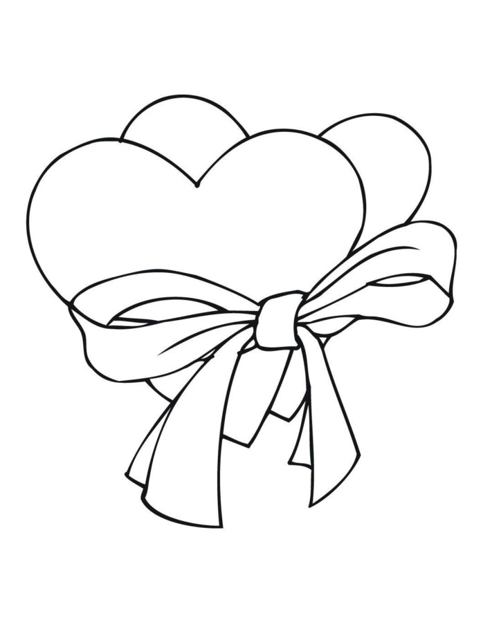 Desenho de coração para colorir - coração