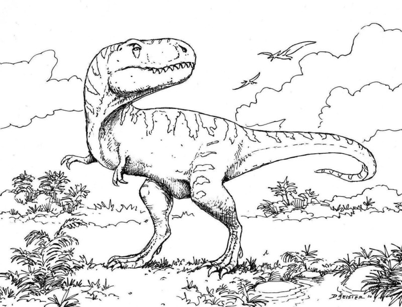 Desenho de dinossauros para colorir - dinossauros Desenho de dinossauros - dinossauros para colorir e imprimir grátis. Atividade infantil