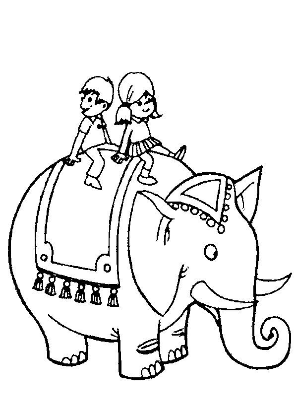 Desenho de elefantes para colorir - elefantes Desenho de elefantes - elefantes para colorir e imprimir grátis. Atividade infantil