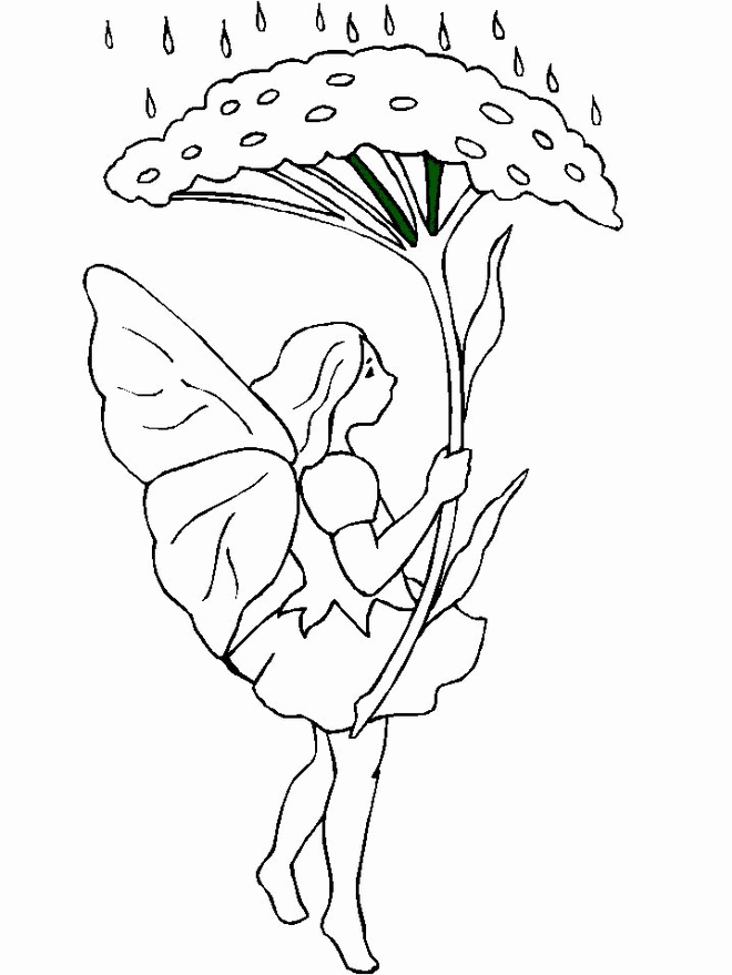 Desenho de fadas para colorir - fadas