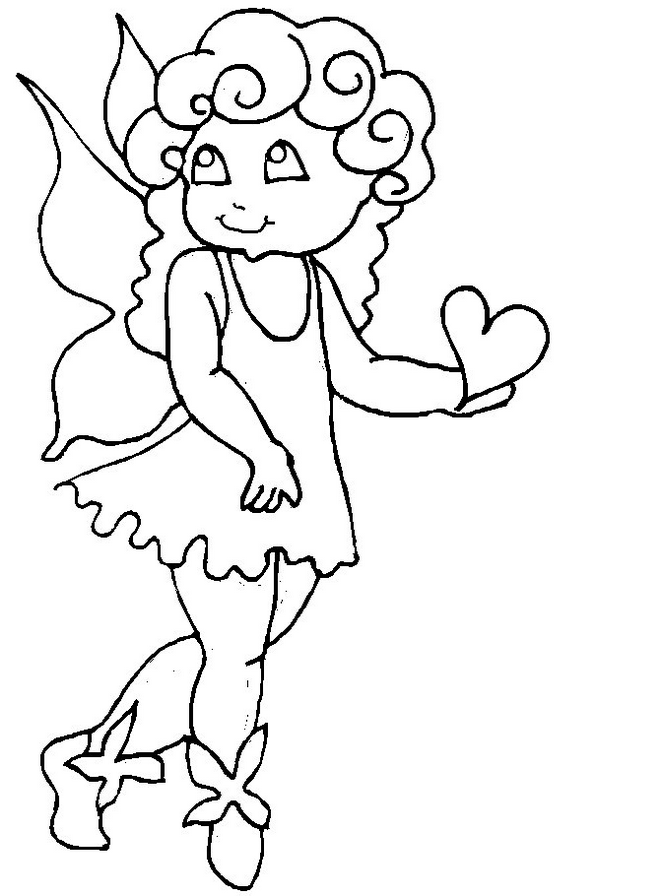 Desenho de fadas para colorir - fadas