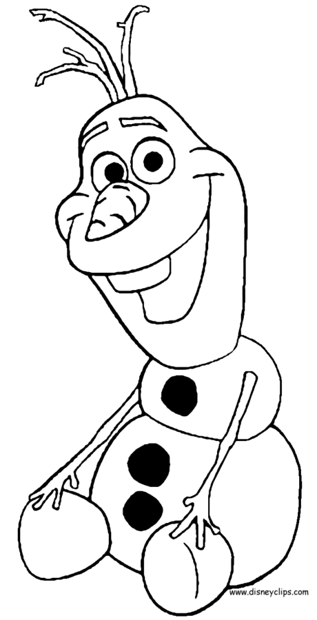 Desenho de frozen para colorir - frozen