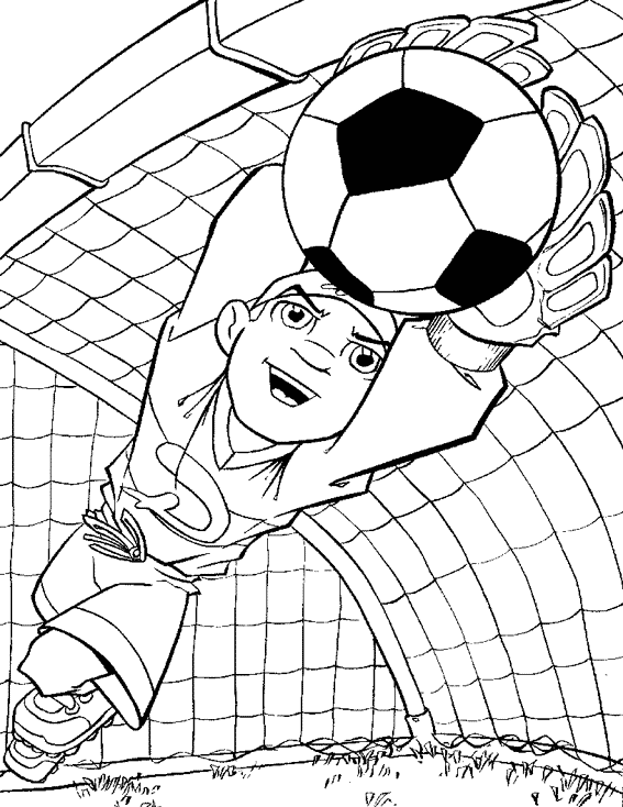 Desenho de futebol para colorir - futebol