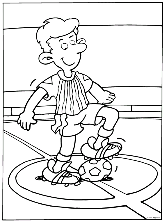 Desenho de futebol para colorir - futebol