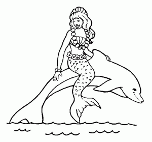 Desenho de golfinho para colorir 5