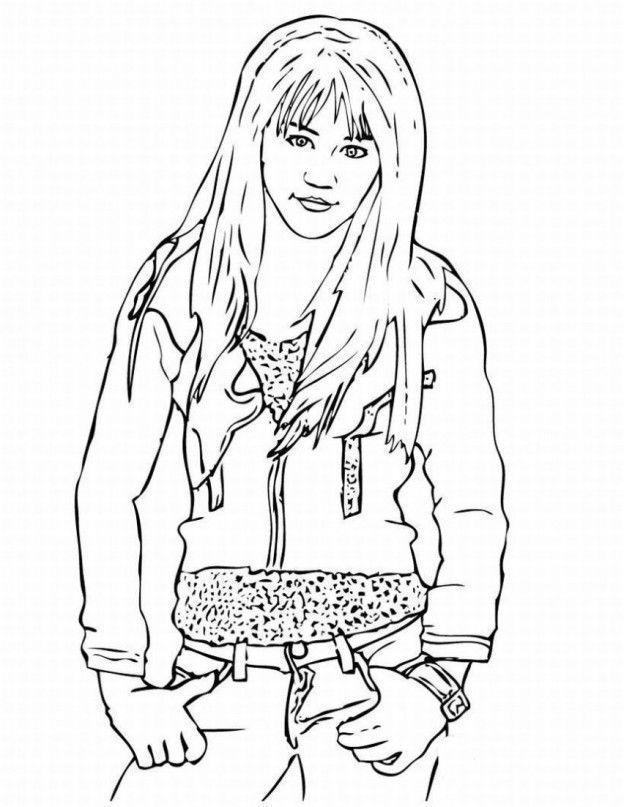 Desenho de hannah montana para colorir - hannah montana Desenho de hannah montana - hannah montana para colorir e imprimir grátis. Atividade infantil