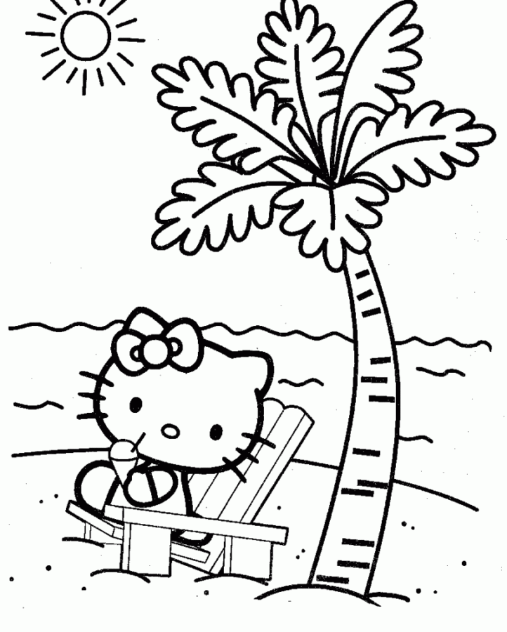 Desenho de hello kitty para colorir - hello kitty Desenho de hello kitty - hello kitty para colorir e imprimir grátis. Atividade infantil