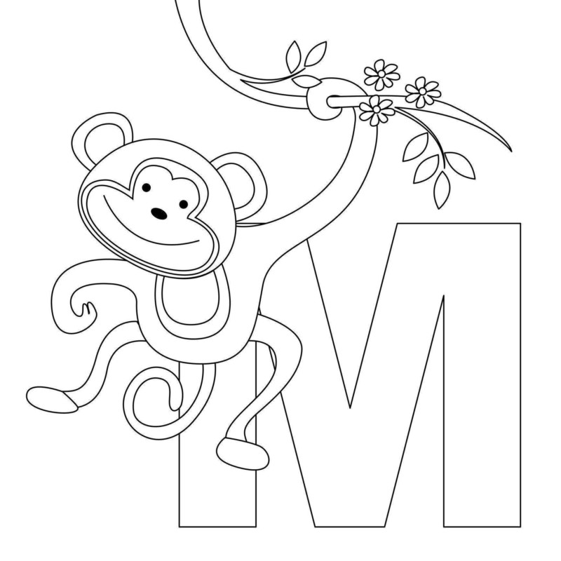 Desenho de macacos para colorir - macacos