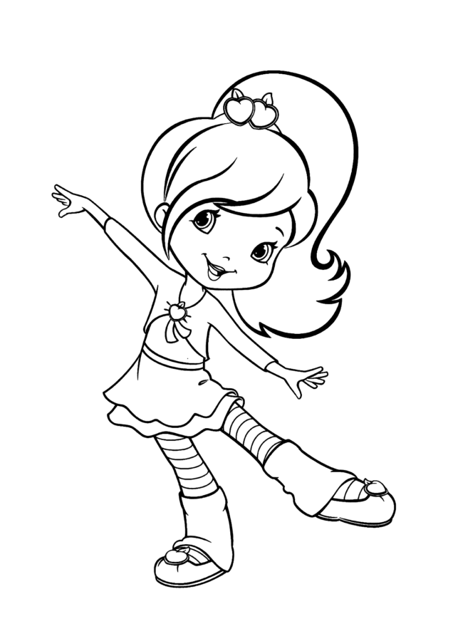 Desenho de meninas para colorir - meninas
