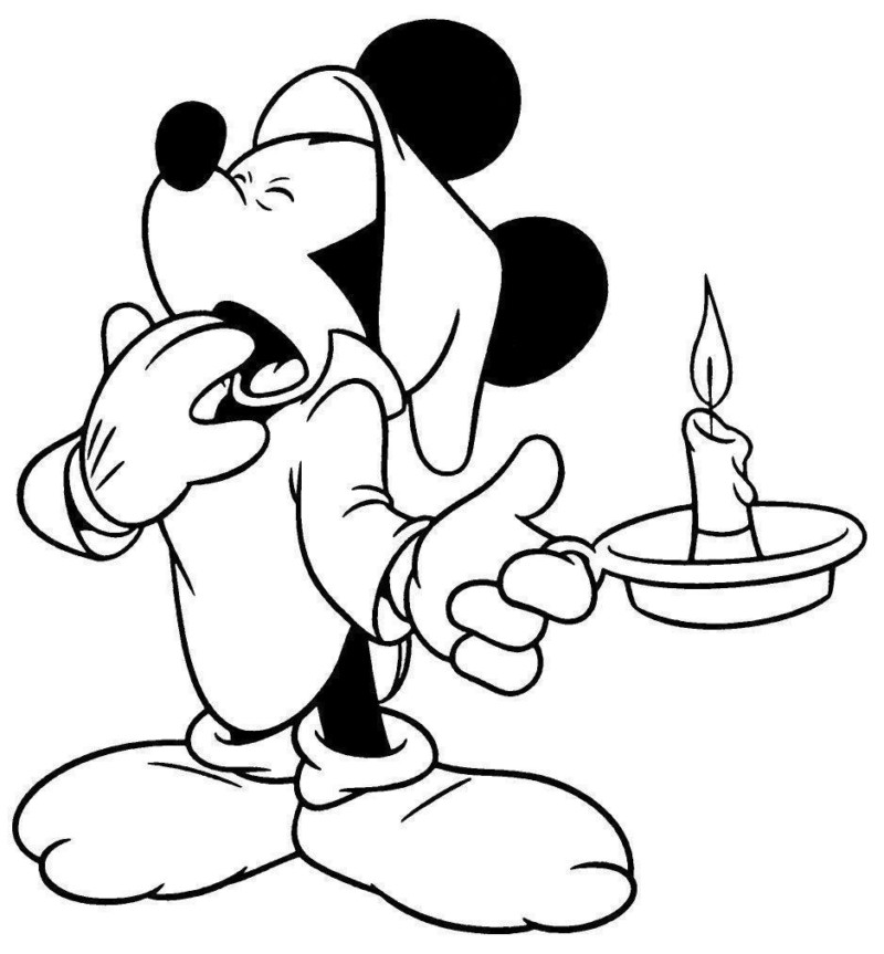 Desenho de mickey para colorir - mickey