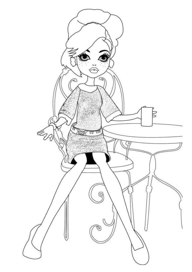 Desenho de monster high para colorir - monster high Desenho de monster high - monster high para colorir e imprimir grátis. Atividade infantil