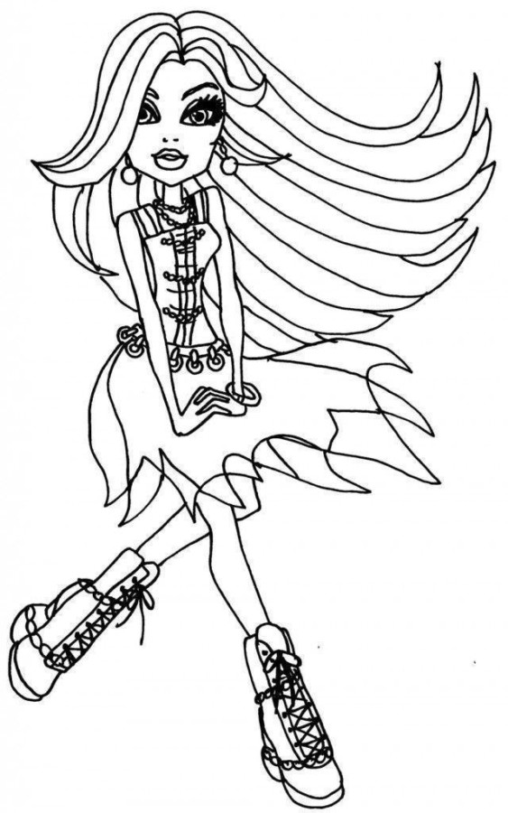 Desenho de monster high para colorir - monster high Desenho de monster high - monster high para colorir e imprimir grátis. Atividade infantil