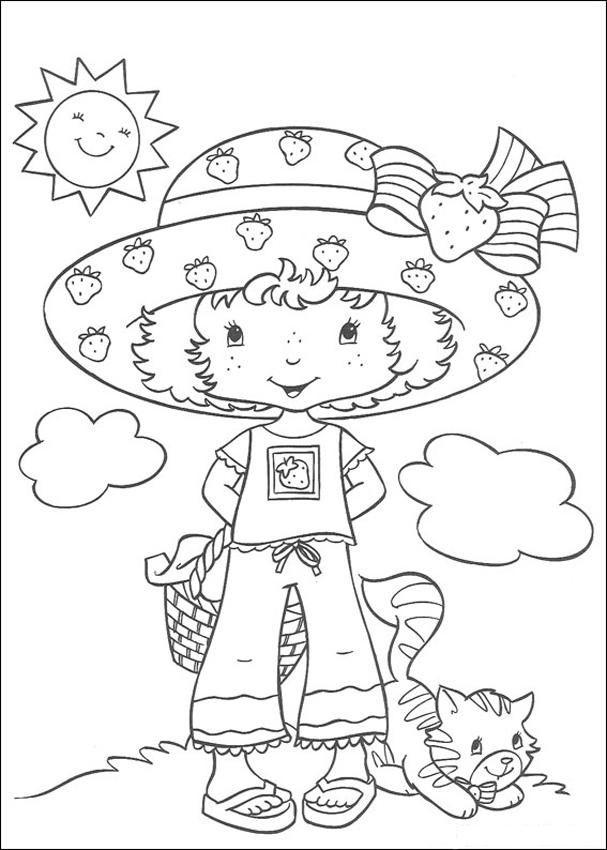 Desenho de moranguinho para colorir - moranguinho