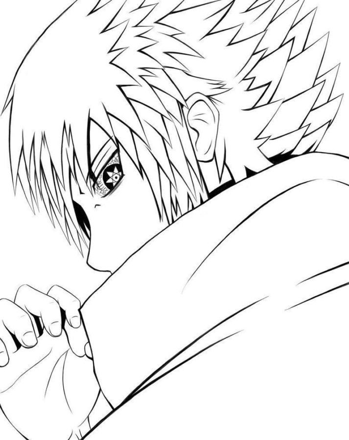 Desenho de naruto para colorir - naruto