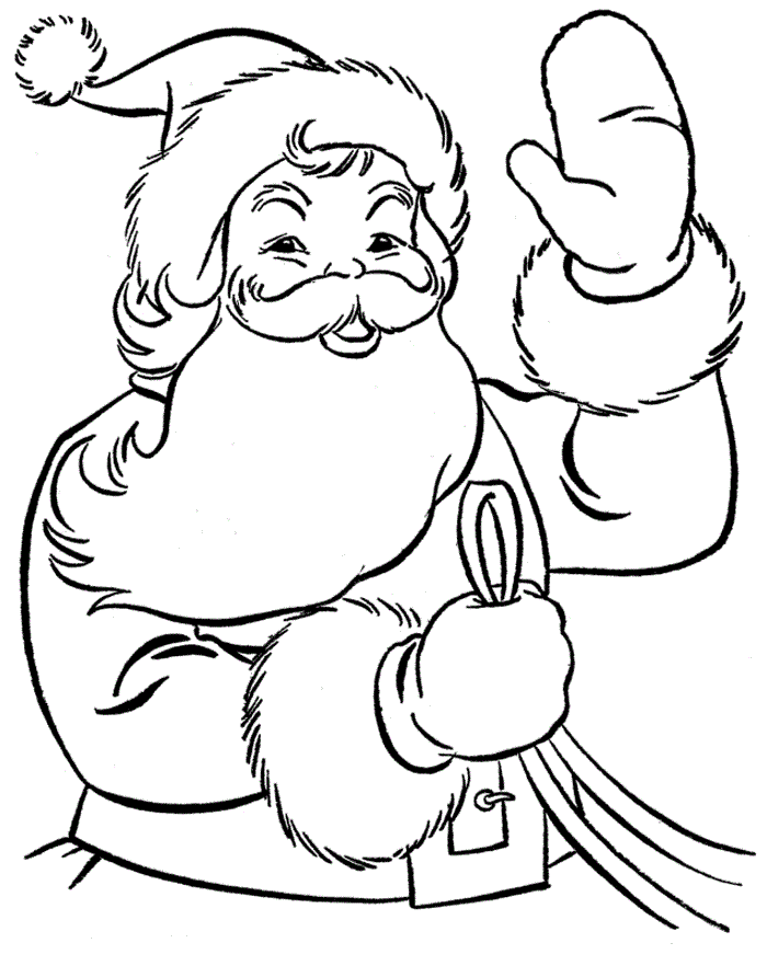 Desenho de papai noel para colorir - papai noel Desenho de papai noel - papai noel para colorir e imprimir grátis. Atividade infantil