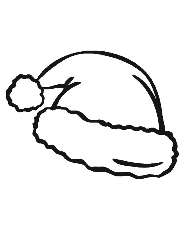 Desenho de papai noel para colorir - papai noel