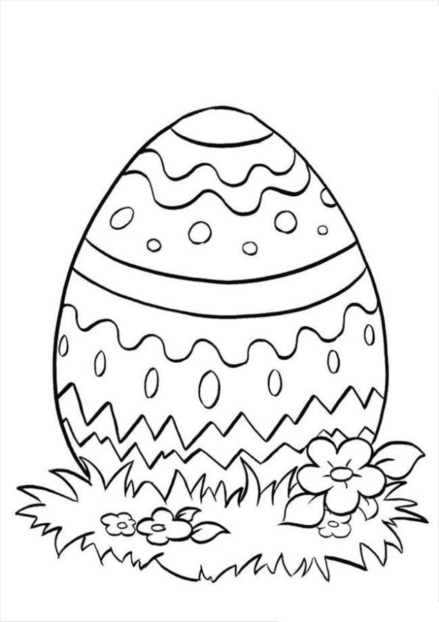 Desenho de páscoa para colorir - páscoa