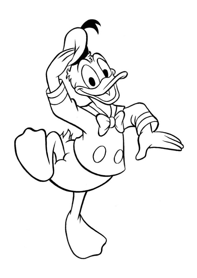 Desenho de pato donald para colorir - pato donald Desenho de pato donald - pato donald para colorir e imprimir grátis. Atividade infantil
