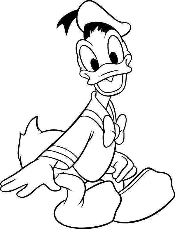Desenho de pato donald para colorir - pato donald Desenho de pato donald - pato donald para colorir e imprimir grátis. Atividade infantil