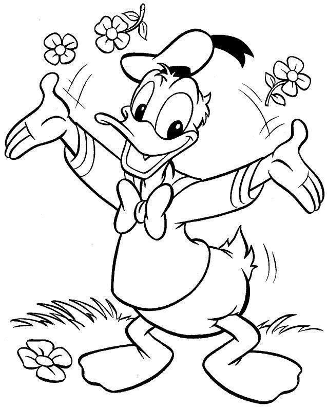 Desenho de pato donald para colorir - pato donald Desenho de pato donald - pato donald para colorir e imprimir grátis. Atividade infantil