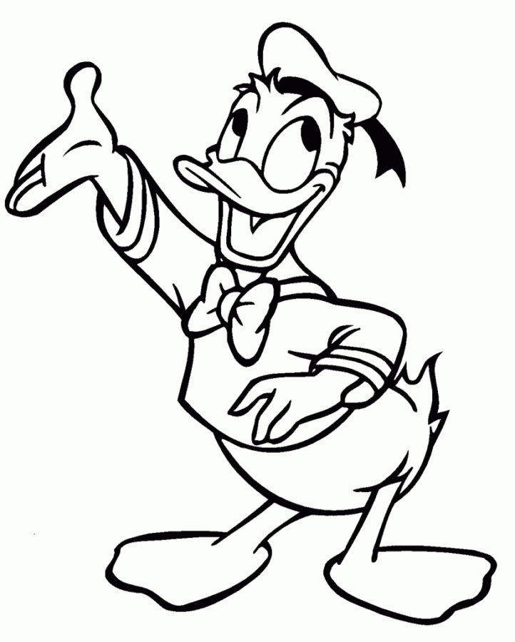 Desenho de pato donald para colorir - pato donald Desenho de pato donald - pato donald para colorir e imprimir grátis. Atividade infantil