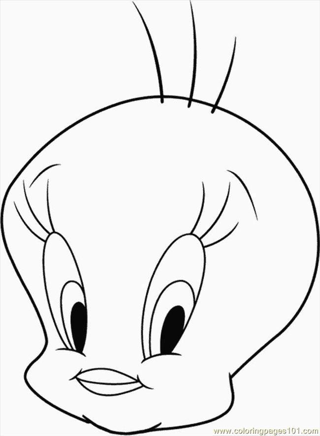 Desenho de piu-piu para colorir - piu-piu
