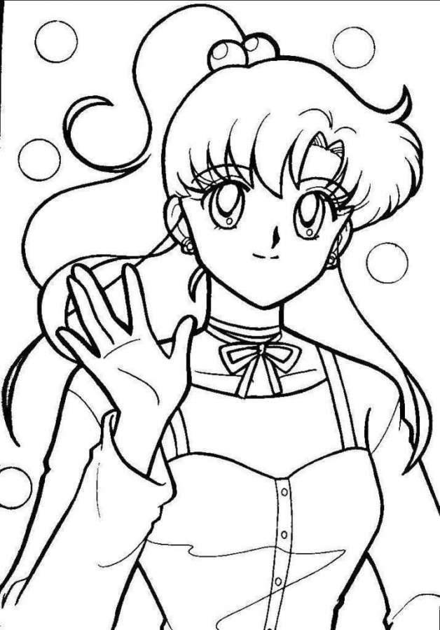 Desenho de sailor moon para colorir - sailor moon Desenho de sailor moon - sailor moon para colorir e imprimir grátis. Atividade infantil