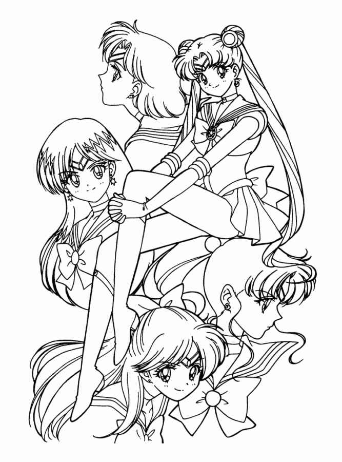Desenho de sailor moon para colorir - sailor moon Desenho de sailor moon - sailor moon para colorir e imprimir grátis. Atividade infantil