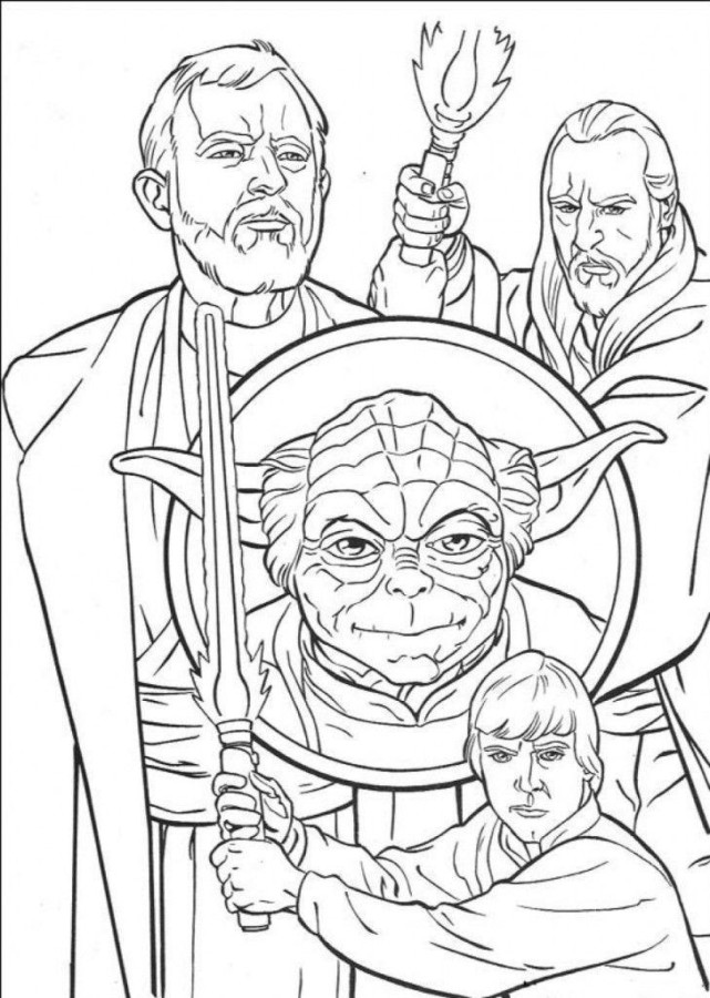 Desenho de star wars para colorir - star wars Desenho de star wars - star wars para colorir e imprimir grátis. Atividade infantil