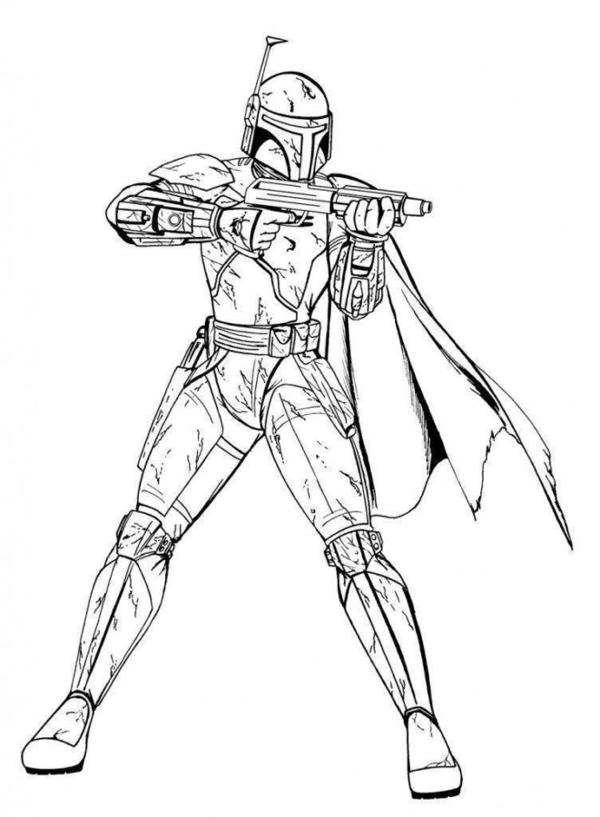 Desenho de star wars para colorir - star wars